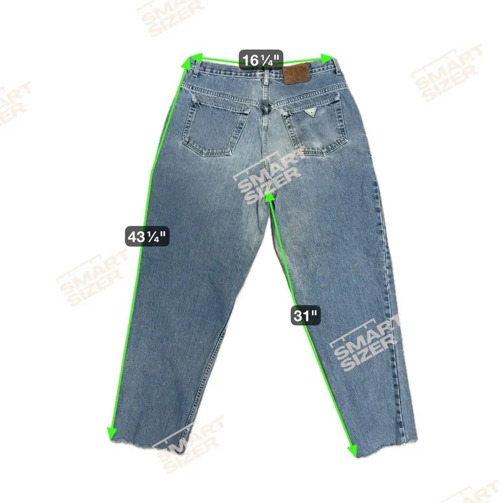 Vintage Guess Jeans Dual Button Tapered Leg 90s K3